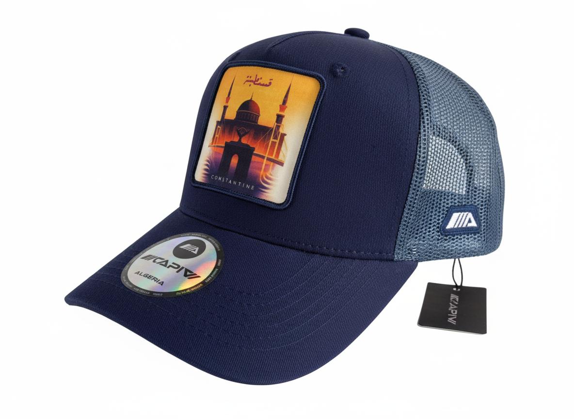 Navy Blue Constantine Cap