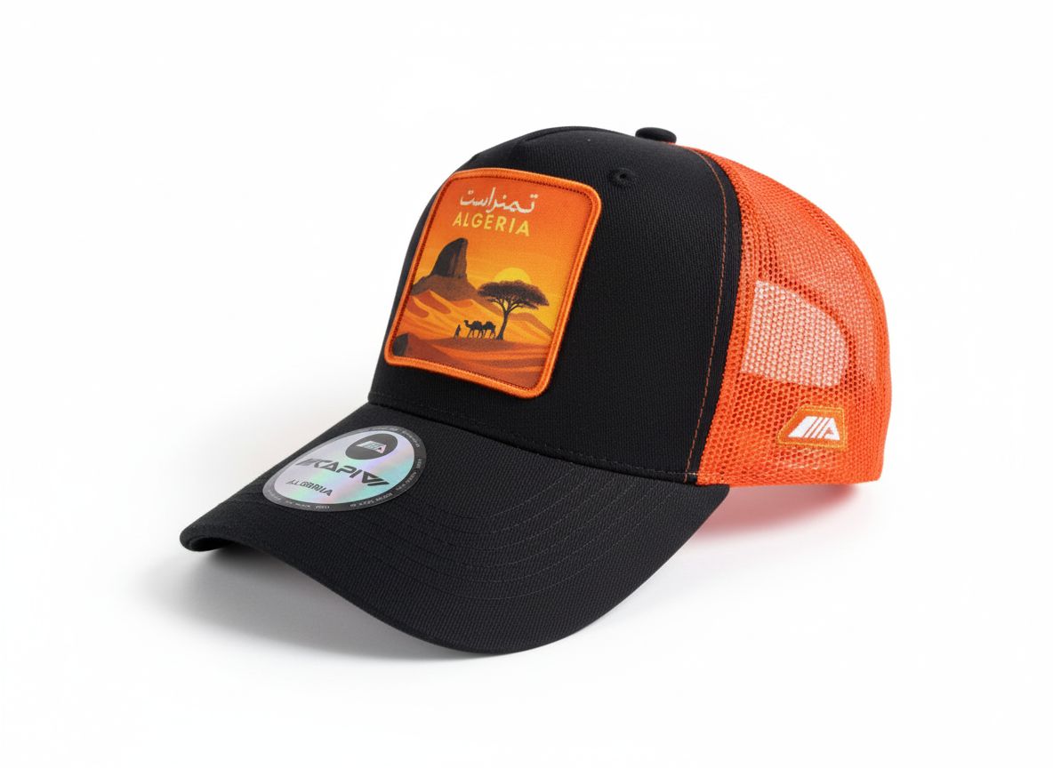 Tamanrasset Balck and Orange Cap