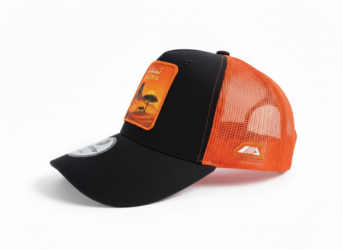 Tamanrasset Balck and Orange Cap